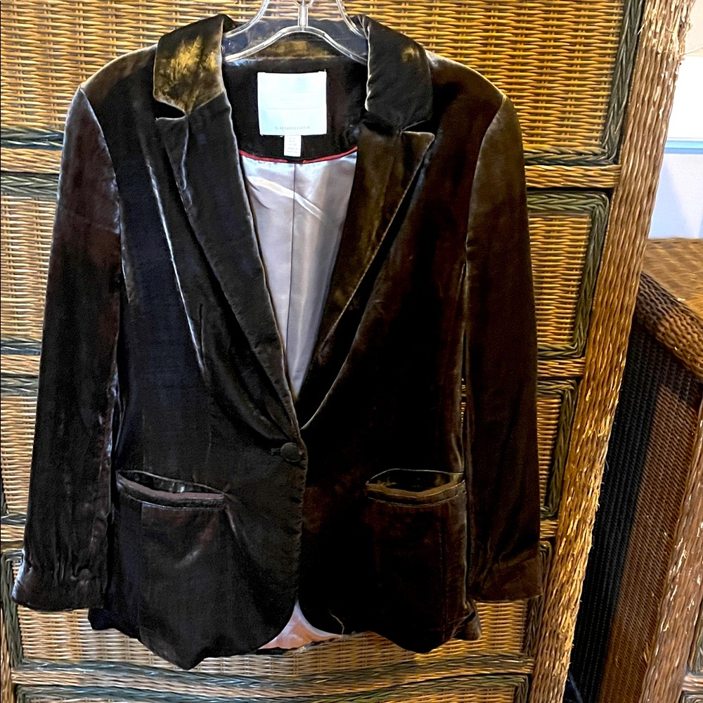 Velvet Blazer by Anthropologie